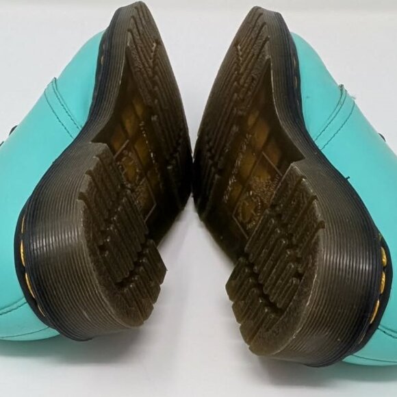 Dr. Martens style 1461 peppermint green/teal oxford shoes, size 4 (M)/5(W)